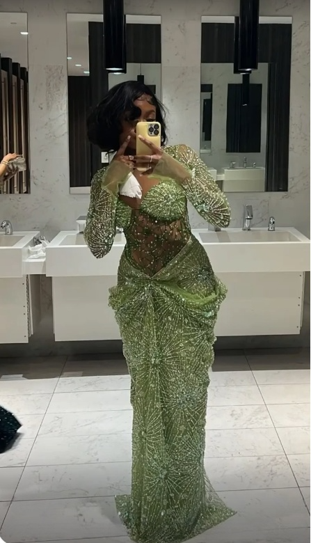 Green Long Classy Prom Dress Mermaid Classy Evening Dress