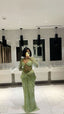 Green Long Classy Prom Dress Mermaid Classy Evening Dress