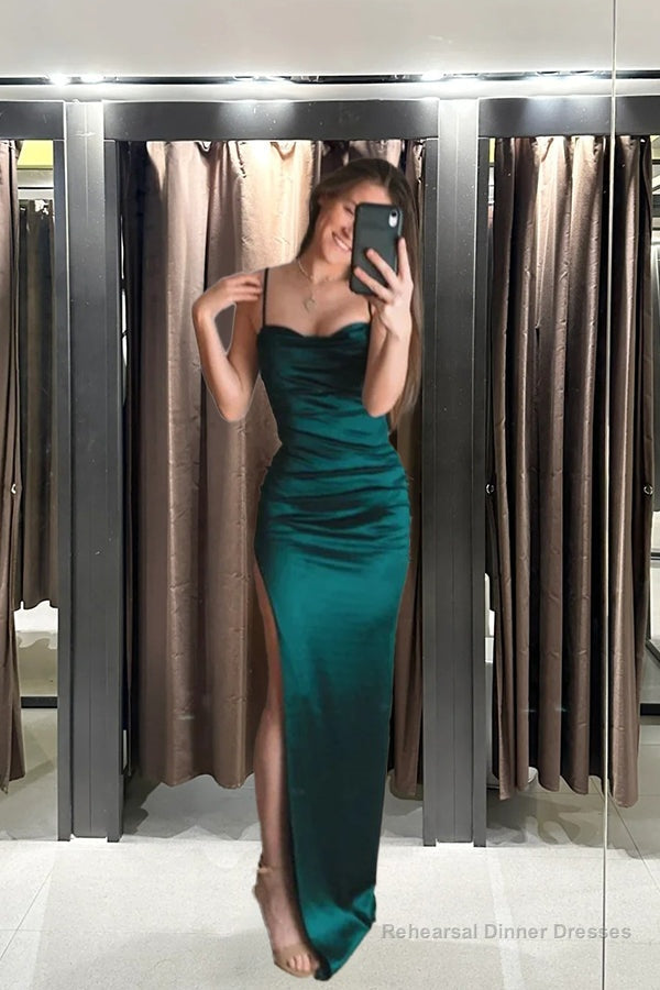 Green Mermaid Halter Prom Dress Evening Dress Secondary image