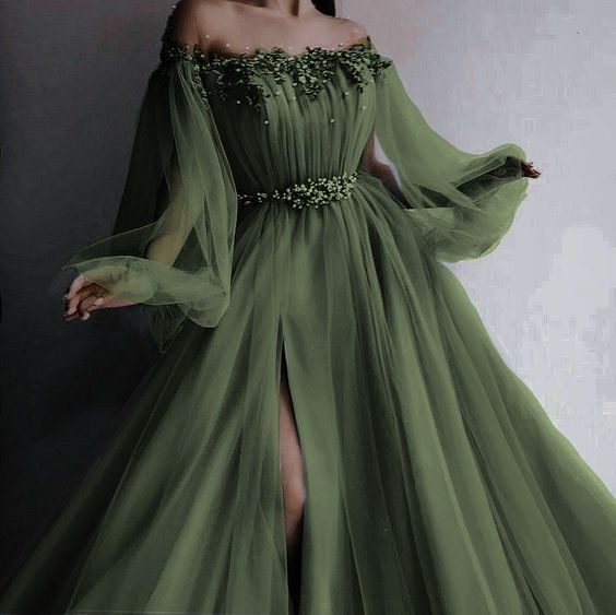 Blue/Green New Fashion Classy Evening Dress Classy Prom Gown Secondary image