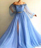 Blue/Green New Fashion Classy Evening Dress Classy Prom Gown