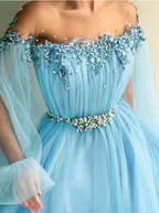 Blue/Green New Fashion Classy Evening Dress Classy Prom Gown