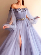 Blue/Green New Fashion Classy Evening Dress Classy Prom Gown