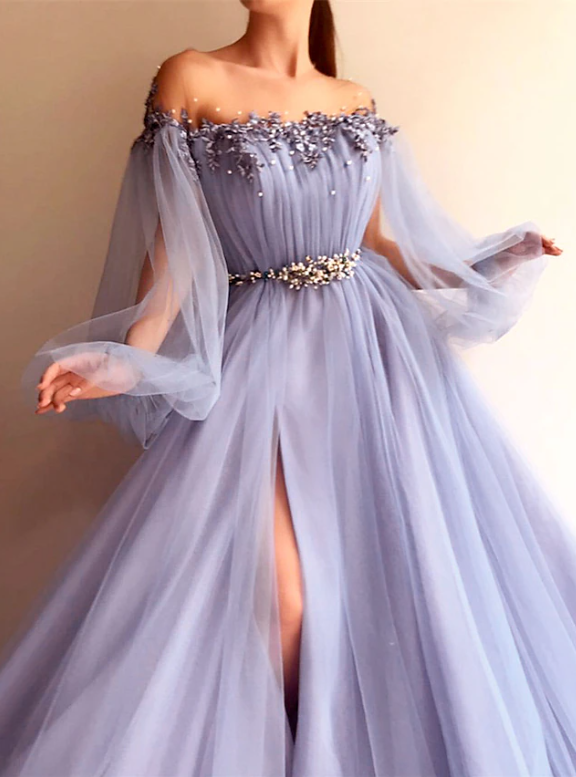 Blue/Green New Fashion Classy Evening Dress Classy Prom Gown