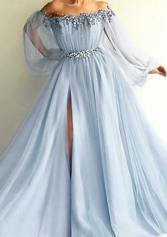 Blue/Green New Fashion Classy Evening Dress Classy Prom Gown