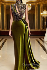 Green Evening Prom Dress Cheap | Evening Dress long