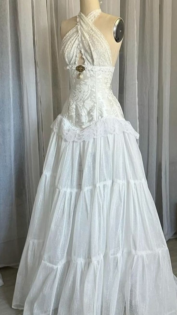 Halter Lace A Line Occasion Dress Classy Party Dress