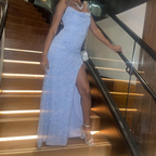 Sparkly Blue Sequins Sheath Classy Evening Party Dress With High Slit Long Classy Prom Dress
