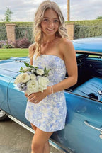 Homecoming Dress Short Classy Prom Dress Cocktail Dress Strapless Short Homecoming Dress