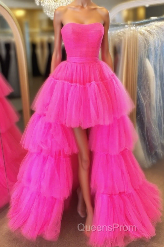 Hot High Low Evening Prom Dress, High Low Formal Evening Dress Main image
