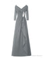 Hot Sale Long Sleeve Beading A-Line Mother of the Bride Dress