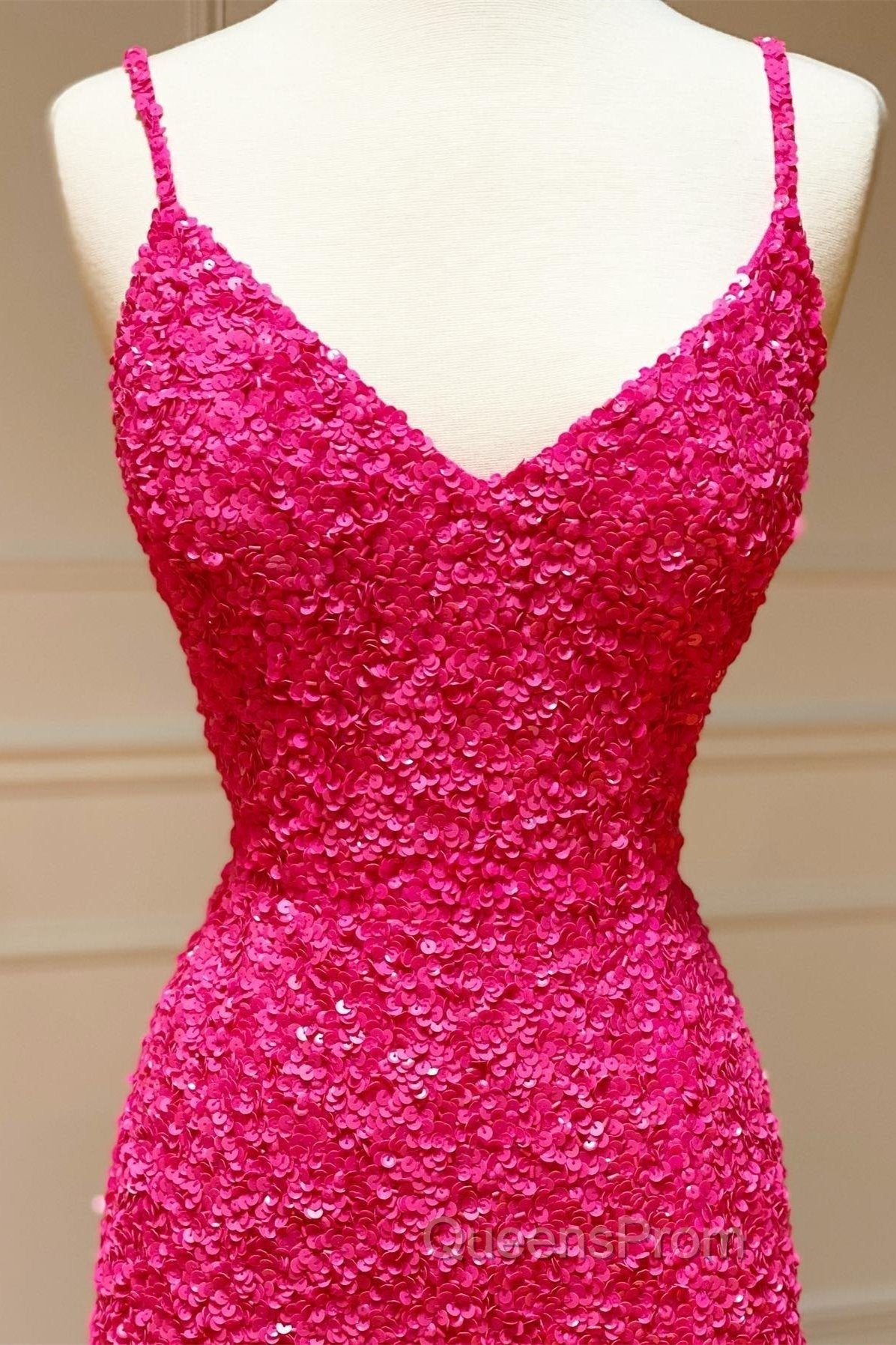 Mermaid Yellow Sequins Long Evening Prom Dress with Slit Secondary image