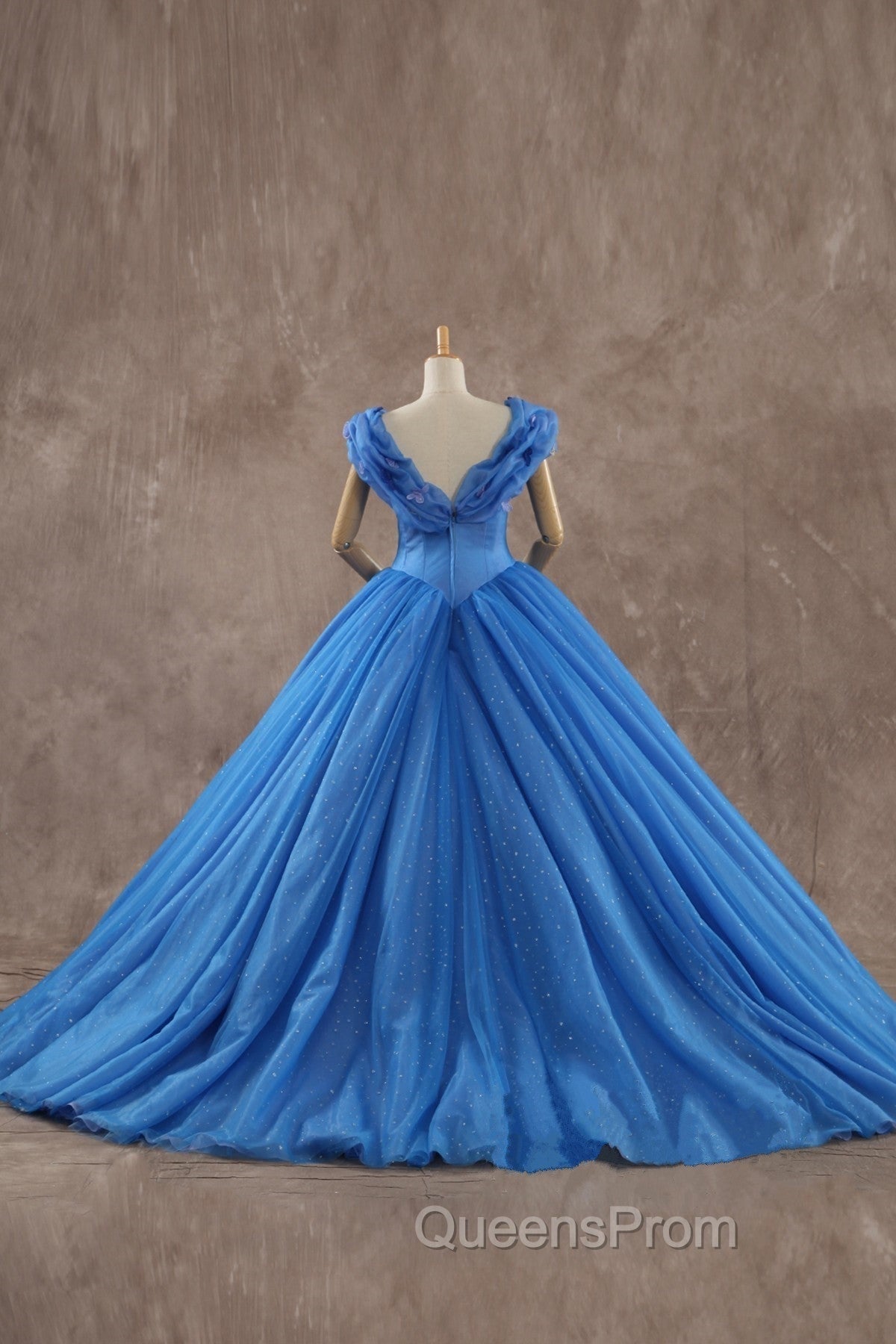 Ice Organza Ball Gowns Cinderella Dress