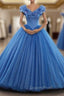 Ice Organza Ball Gowns Cinderella Dress