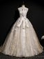 Individually Cut Gold Ball Gown Tulle Sequins Strapless Quinceanera Dress With Veil
