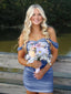 Ink Blue Off The Shoulder Tulle Homecoming Dress Short Cocktail Dresses