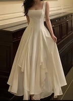 Ivory Chiffon Classy Prom Dress, Simple Party Dress, A-Line Classy Evening Classy Dress