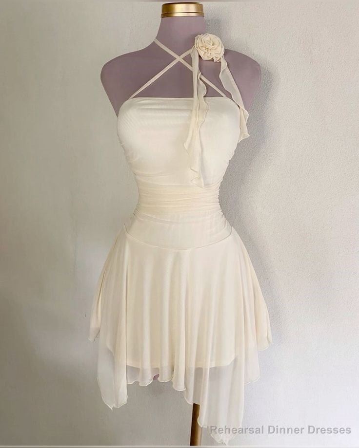Ivory Homecoming Dresses Short Party Dress Secondary image