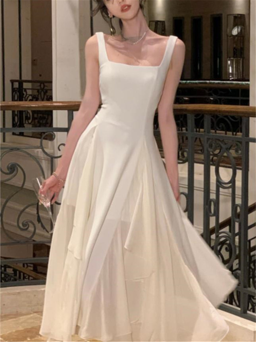 Ivory Classy Prom Dress Party Dress