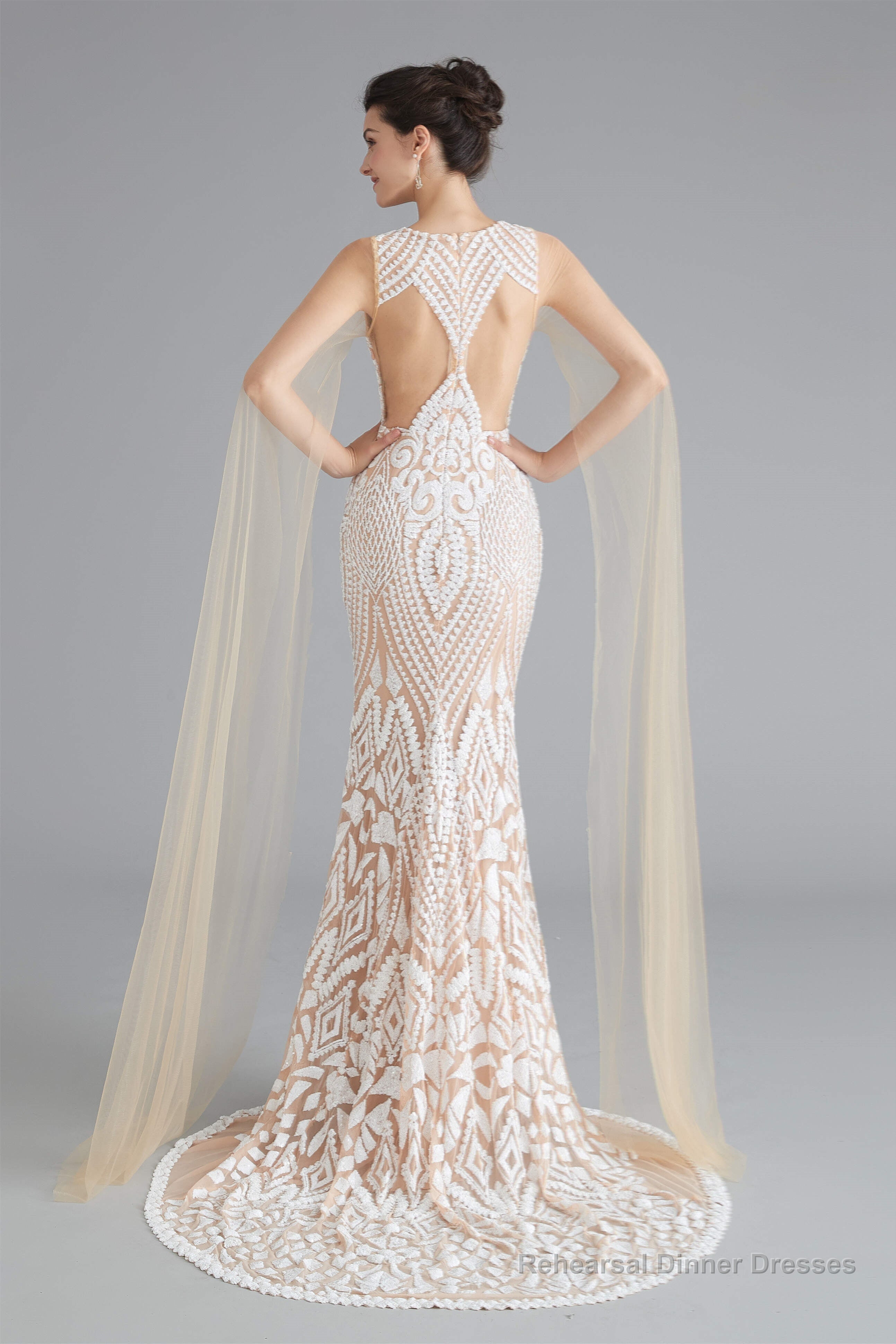 Homecoming Dresses Simples, Sequin Beauty Pageant Prom Dresses in Sleek Mermaid Style