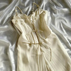 Ivory Luxury Gorgeous Fashion Exquisite Flowers Beading Long Chiffon Elegant Ball Gown Classy Evening Dress Party Dress