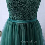 Lace And Tulle Beautiful Bridesmaid Dress, Elegant Formal Dress