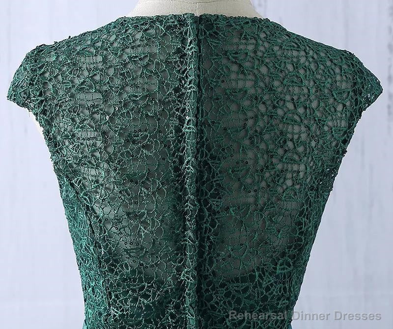 Lace and Tulle Bridesmaid Dress, Elegant Formal Dress