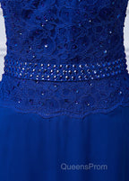 Lace Long Sleeves Scoop Neck Mother Of The Bride Dress