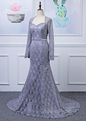 Lace Long Sleeves Trumpet/Mermaid Mother Of The Bride Dress