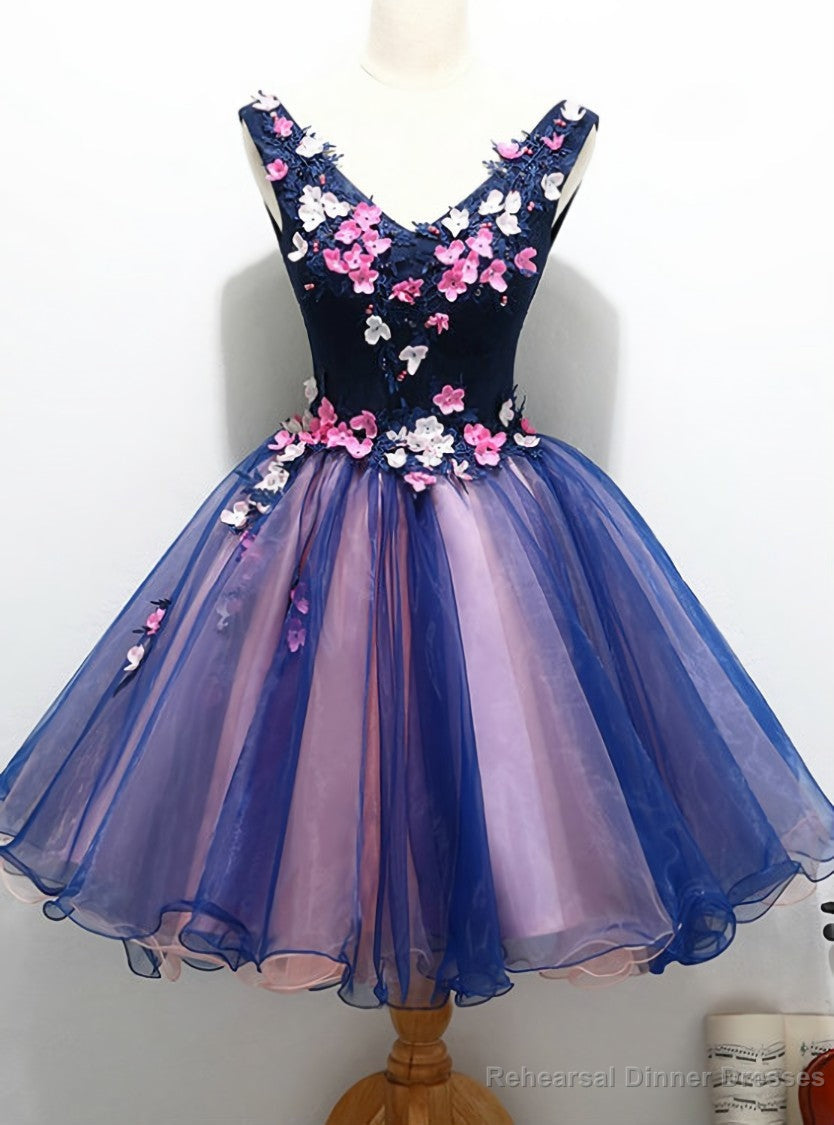 Lace Up Homecoming Dress Homecoming Dress For Teens Cocktail Dresses Main image