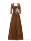 Latest Spaghetti Straps Floor-Length Beading Mother of the Bride Dress