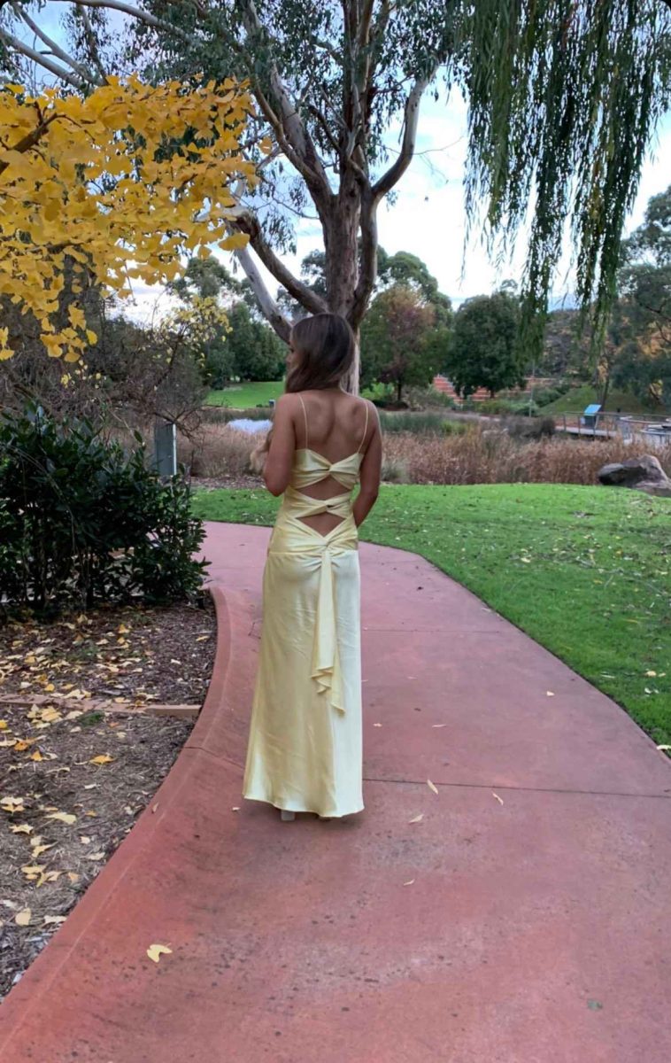 Yellow Fashion Elegant Satin Backless Long Spaghetti Straps Classy Evening Gown Classy Prom Dress