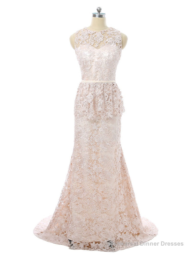Light Champagne Mermaid Lace Mother Of The Bride Dresses Main image