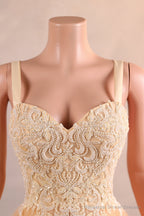 Light Orange Quinceanera Dresses Beaded Appliques A-line Tulle Long Ball Gowns Prom Dresses