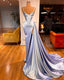 Lignt Sky Blue Satin Long Classy Prom Dress Classy Evening Gown Party Dress