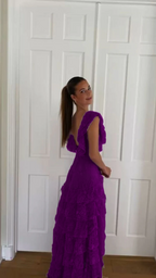 Lilac Lace Long Classy Prom Dress Classy Evening Gown Party Dress