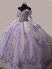 Lilac Princess Ball Gown quinceanera Dress Sweet 16 Dress