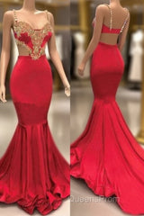 Long Mermaid Evening Prom Dress Sexy Evening Dress