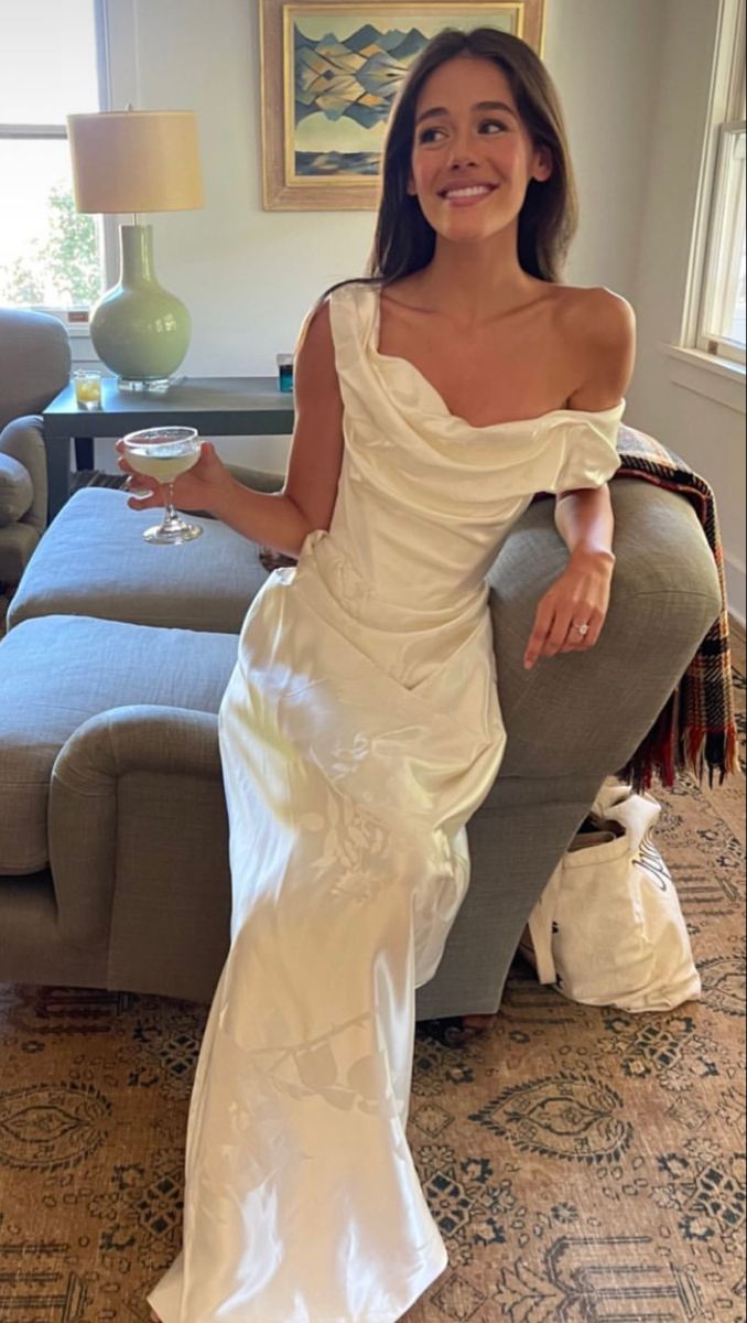 Long Classy Prom Dress, Classy Evening Dress,Simple Wedding Gown