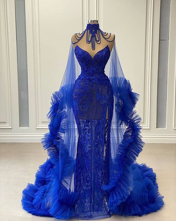 Long Classy Prom Dress Wedding Dress Bridal Dress(Will Be Lined And Will Not Be See-Through) Main image