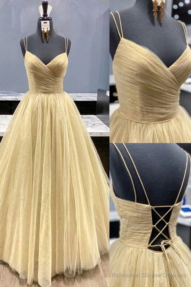 Long Prom Dress With Sparkle Tulle Floor Length Formal Evening Dress Secondary image