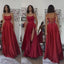 Long Classy Prom Dress Red Classy Evening Dress For Girls