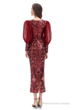 Long Sleeve Tea Length Prom Dresses