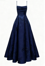 Long Spaghetti Straps A-Line Green Classy Prom Dress, Long Classy Prom Dress