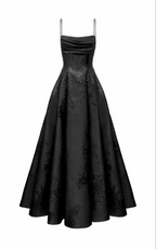 Long Spaghetti Straps A-Line Green Classy Prom Dress, Long Classy Prom Dress