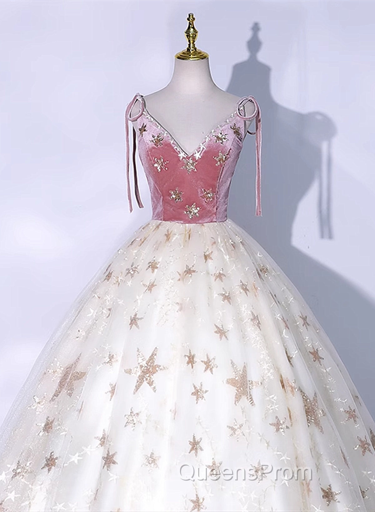 Lovely Ivory Tulle Ball Gown Straps Party Dress, Ivory Sweet 16 Dress Formal Dress