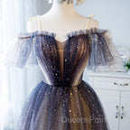 Lovely Tulle Offshoulder Short Evening Prom Dress, Lace Up Homecoming Dress