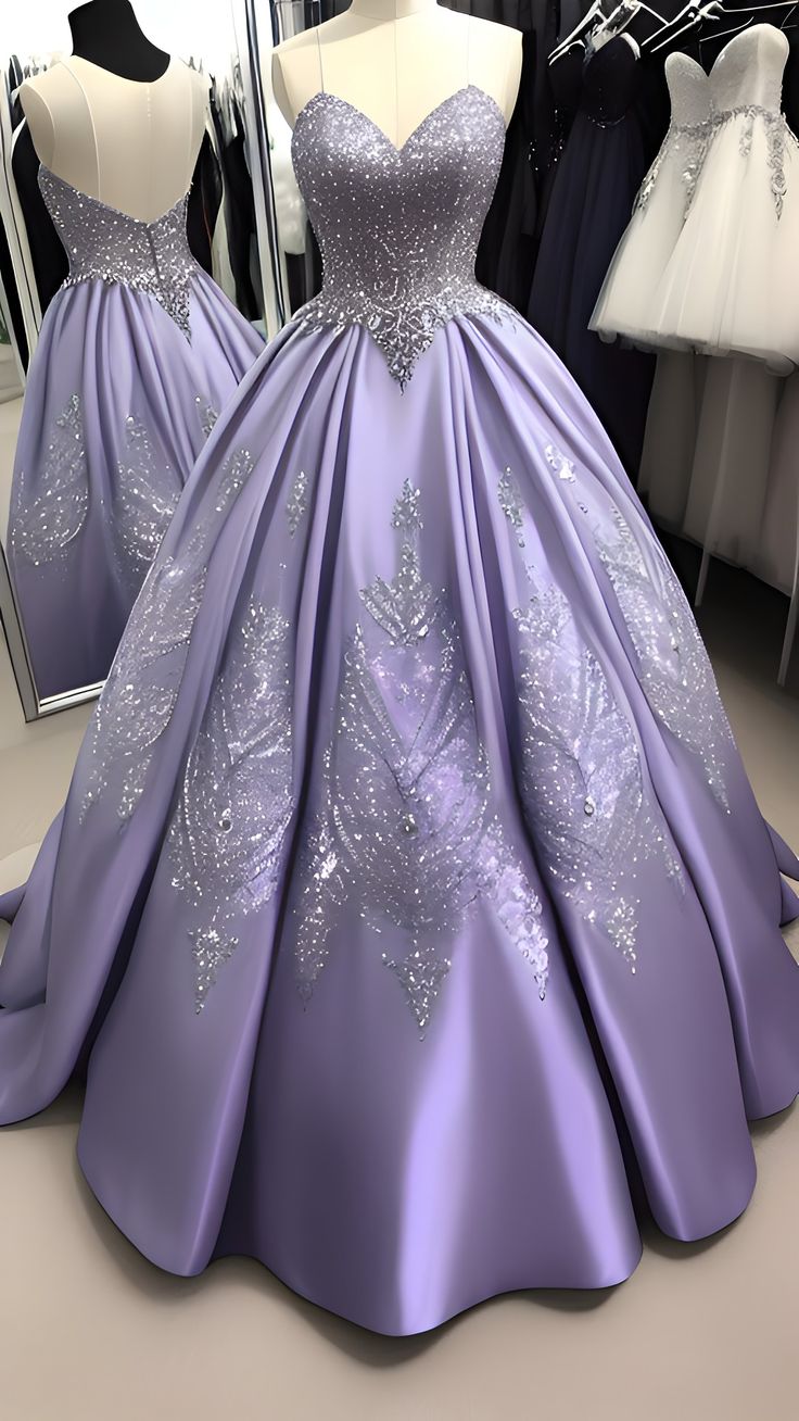 Luxurious And Exquisite Long Ball Gown