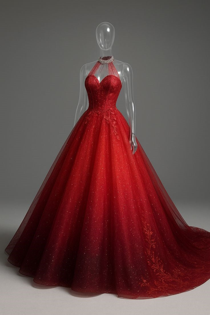 Luxurious And Exquisite Long Ball Gown Main image