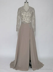Luxurious Long Sleeves Mother of the Bride Dresses Evening Gown